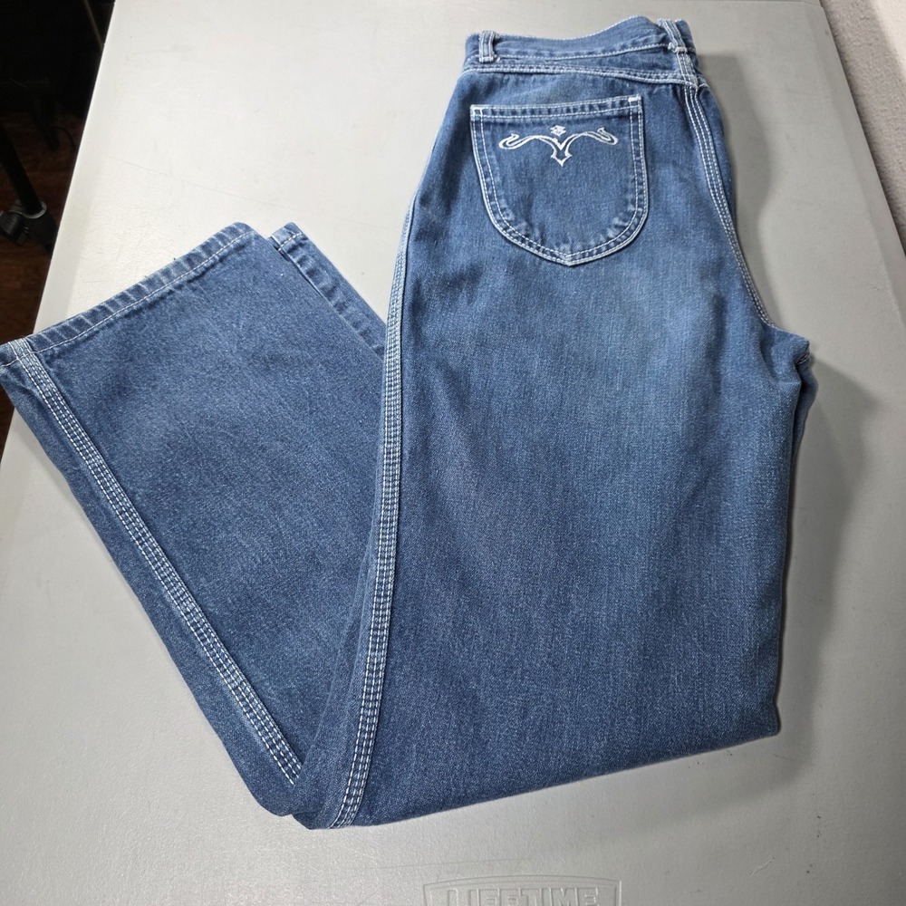 Vintage 1980s Jeans Britannia Cotton Denim Straight Leg Size 12